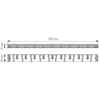 Neviditeľný obrubník EASY EDGE 45, 100 x 4,5 x 8 cm