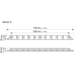 Neviditeľný obrubník EASY EDGE 55, 2ks/balenie (100×5,5×8 cm)