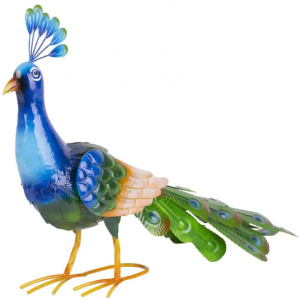Páv, plech, 76x30x46 cm