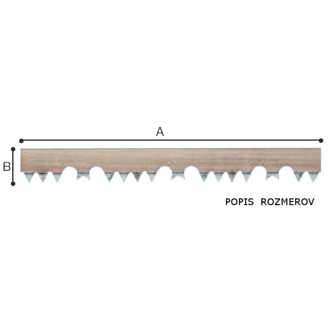 Pílový list profesional, na mokré drevo, 533 mm