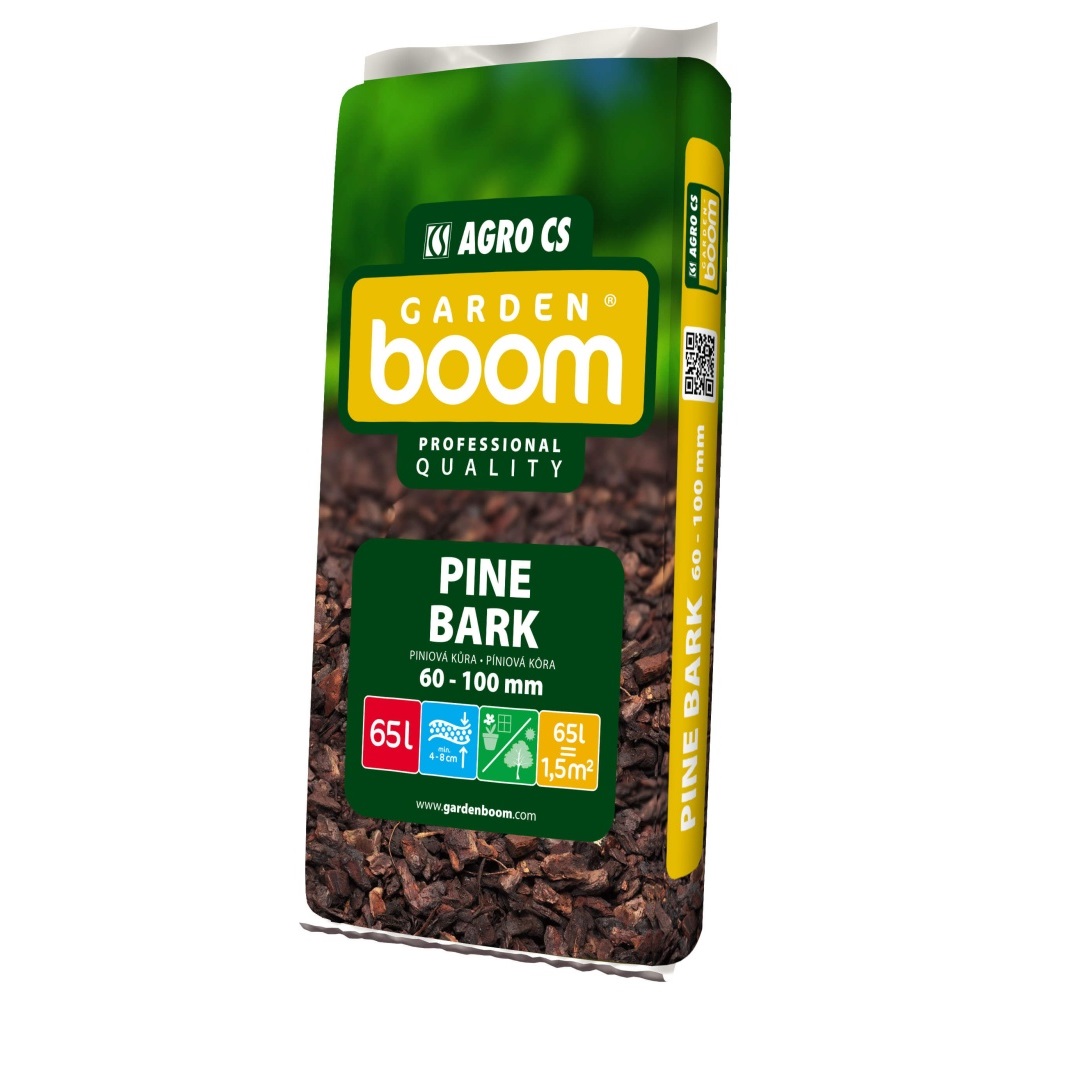 Píniová dekoračná kôra Garden Boom 60 -100 mm, (65 l)