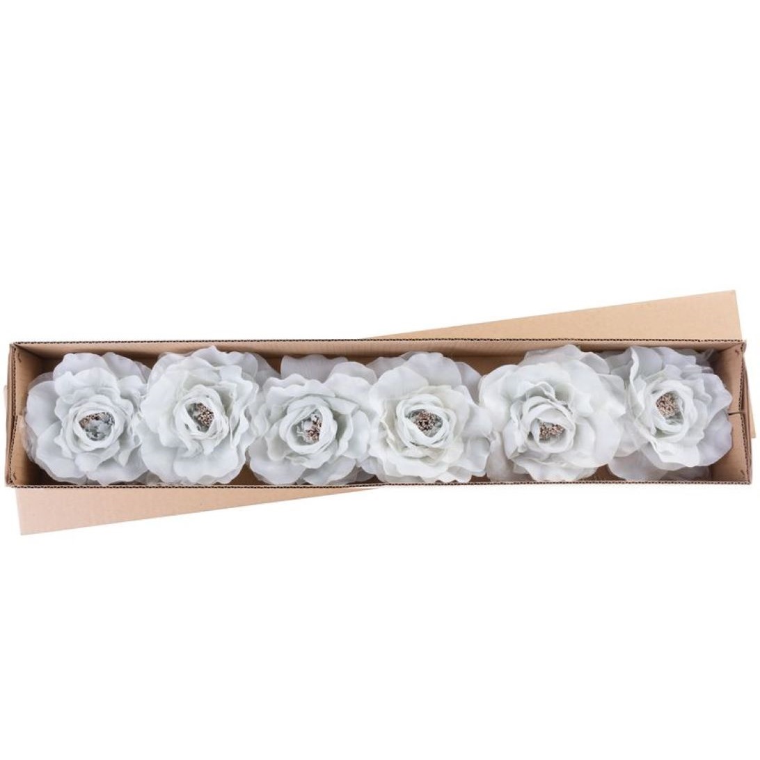 Pivónia, zelená, stonka, veľkosť kvetu: 16 cm, dĺžka kvetu: 24 cm, bal. 6 ks