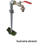 Pozinkovaná tyč 1,5m s 3/4″ VOZ