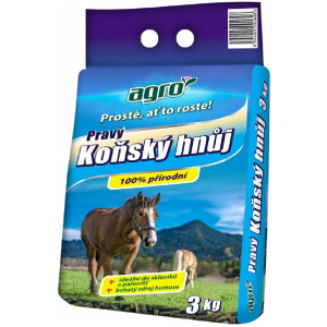 Pravý konský hnoj 3 kg