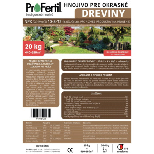 ProFertil DREVINY 10-8-12, 4MgO, 5-6 mesačné hnojivo (20kg)