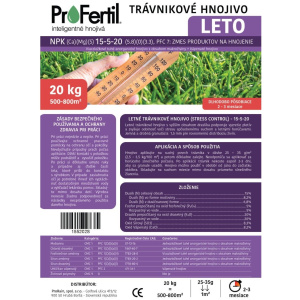 ProFertil LETO 15-05-20, 2-3M hnojivo (20kg)