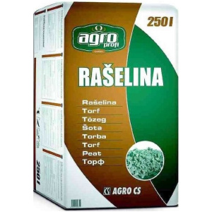 Rašelina biela, 0-40 mm (pH 3-4,5) 250 l
