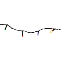 Reťaz Ceibo, 192 LED multicolor, 8 funkcií, časovač, exteriér