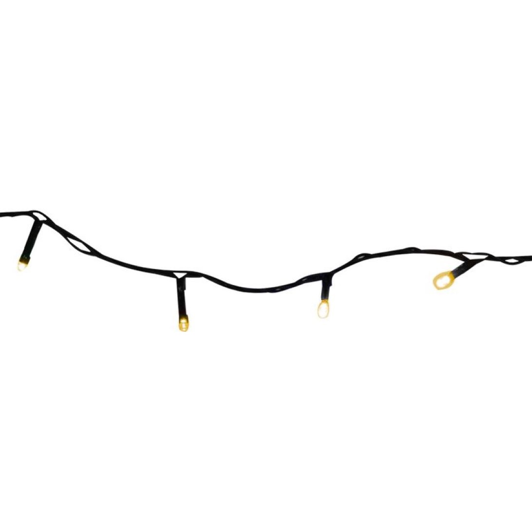 Reťaz Ceibo, 192 LED teplá biela, 8 funkcií, časovač, exteriér