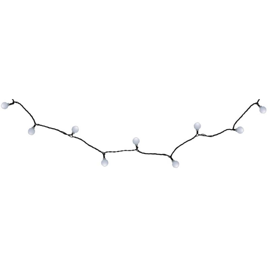 Reťaz Cherry Balls, 100 LED studená biela