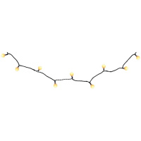 Reťaz Cherry Balls, 100 LED teplá biela