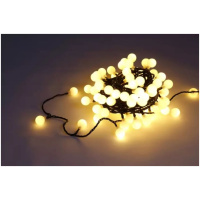 Reťaz Cherry Balls, 100 LED teplá biela