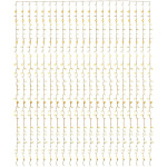 Reťaz Curtain, 160 LED teplá biela, 230V, 50 Hz, 8 funkcií, časovač