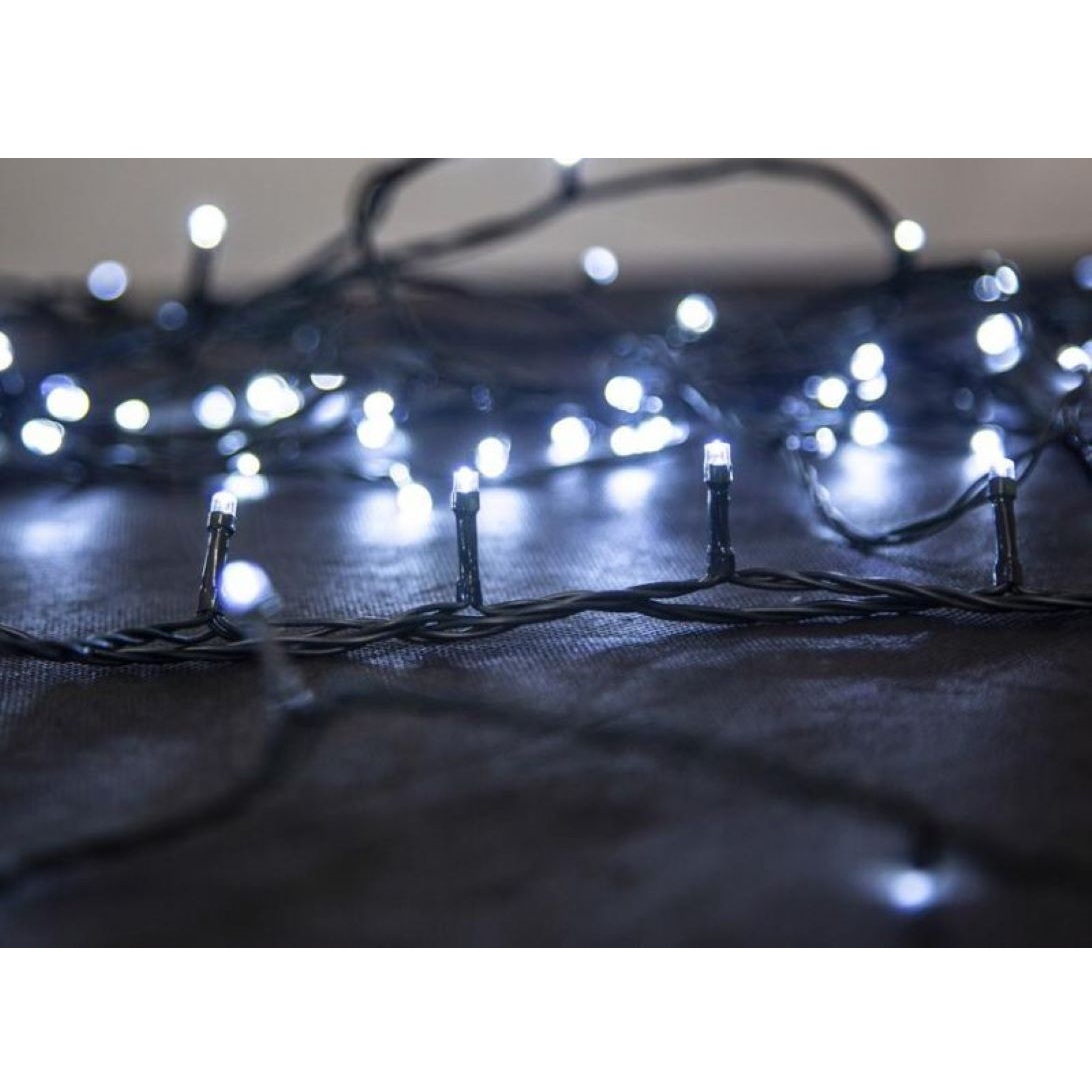 Reťaz Errai, 1200 LED studená biela,8 funkcií,