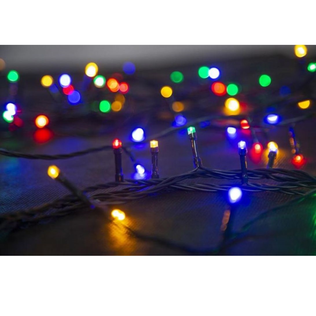 Reťaz Errai, 320 LED multicolor,8 funkcií,