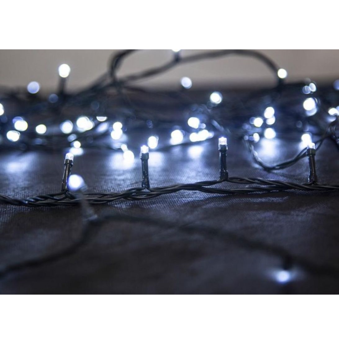 Reťaz Errai, 800 LED studená biela,8 funkcií,