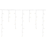 Reťaz Icicle, 200 LED teplá biela, časovač