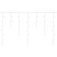 Reťaz Icicle, 200 LED teplá biela, časovač