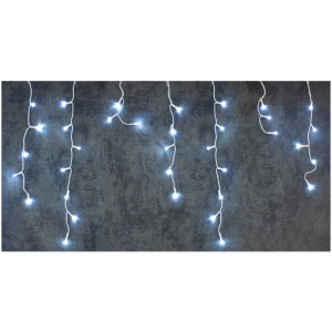 Reťaz Icicle, 360 LED studená biela, časovač