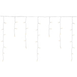 Reťaz Icicle, 360 LED teplá biela, časovač
