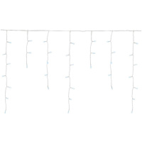 Reťaz Icicle, 480 LED studená biela, časovač