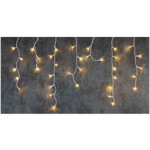 Reťaz Icicle, 480 LED teplá biela, časovač