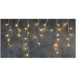 Reťaz Icicle, 800 LED teplá biela, časovač