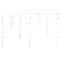 Reťaz Icicle, 800 LED teplá biela, časovač