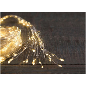 Reťaz Twisted Stars 1200S, LED teplá biela, 3m x 40 reťazcov