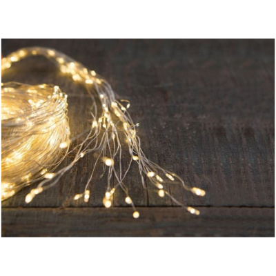 Reťaz Twisted Stars 1200S, LED teplá biela, 3m x 40 reťazcov