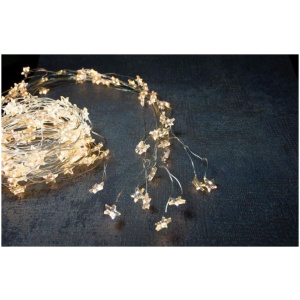 Reťaz Twisted Stars 180S, LED teplá biela, 2m x 9 reťazcov