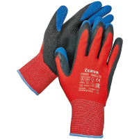 Rukavice VANELLUS polyester, latex, veľ. 10