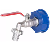 Sada ventil 1″ + redukcia 60 mm + výpust 5/4″, na IBC nádrž