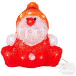 Santa klaus, 30 LED, časovač,exteriér