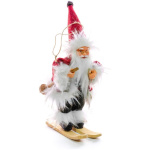 Santa na lyžiach, 18 cm