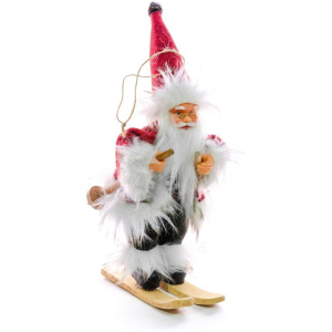 Santa na lyžiach, 18 cm