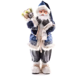 Santa s batohom a lampášom, 46 cm