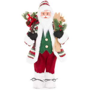 Santa s lyžami, 80 cm