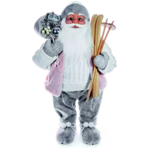 Santa stojaci, ružový, 46 cm
