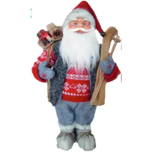 Santa stojaci, s lyžami, 46 cm
