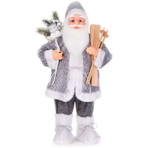 Santa stojaci, s lyžami, 46 cm