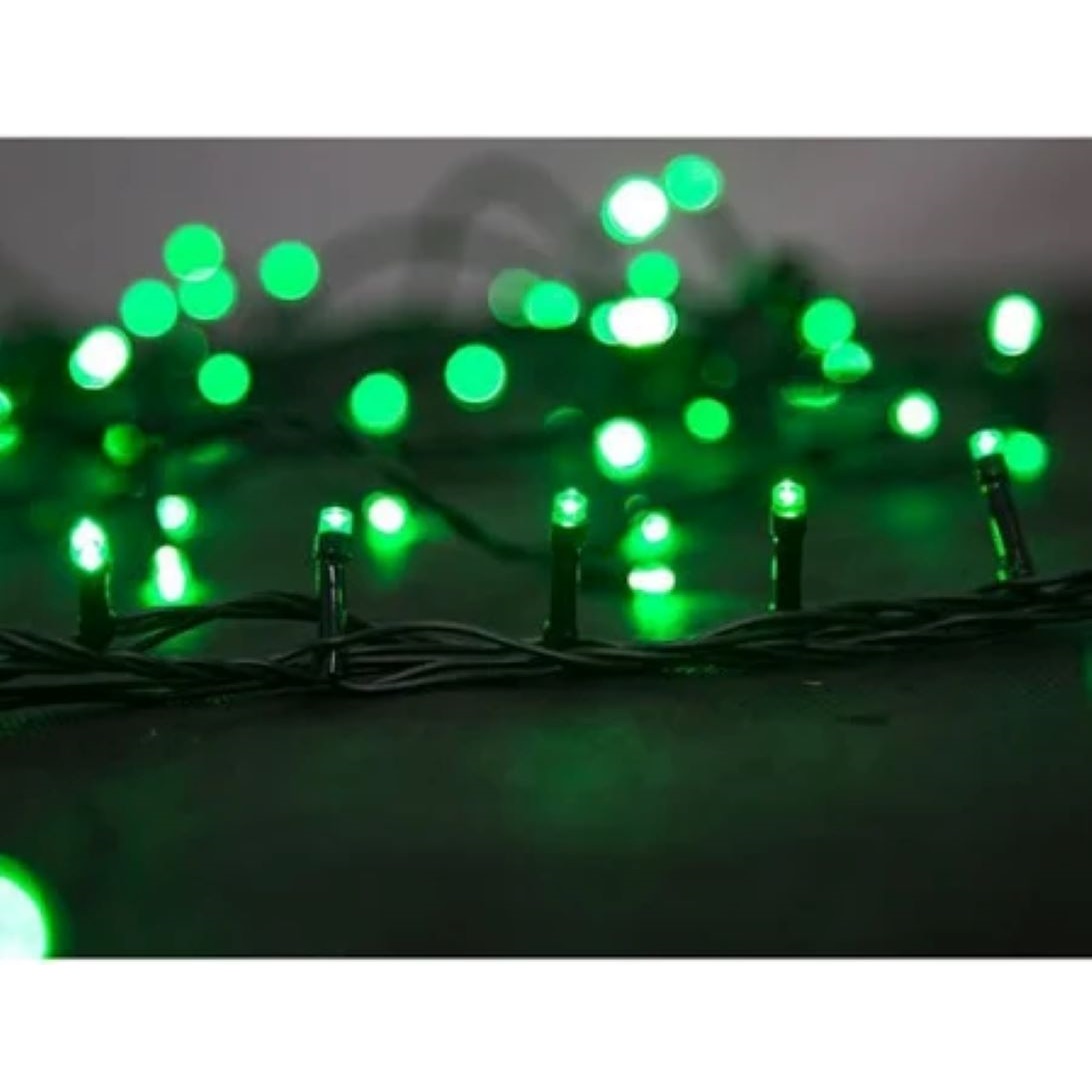 Serpens, 100 LED zelená, 8 funkcií, exteriér