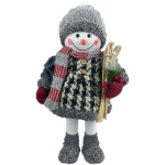 Snehuliak dievča s lyžami, 50 cm