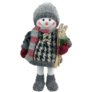 Snehuliak dievča s lyžami, 50 cm