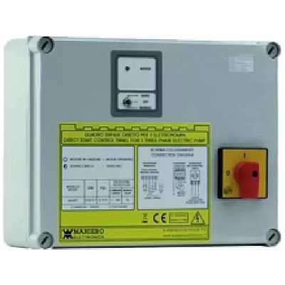 Spínacia skrinka QA/60C -RC 3 fáz. Rozv. 0,55 – 3,7 kW