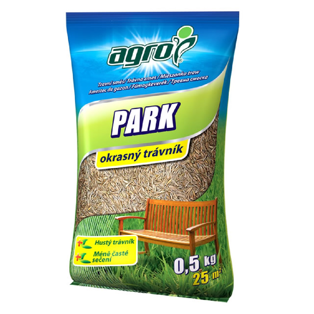 Trávna zmes PARK 0,5 kg AGRO