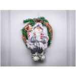 Veniec Santa sediaci vo venci, 30 cm