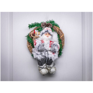 Veniec Santa sediaci vo venci, 30 cm