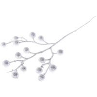 Vetvička GliBerries. biela, 28 cm, bal. 6 ks