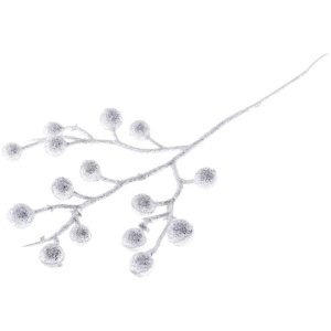 Vetvička GliBerries. biela, 28 cm, bal. 6 ks